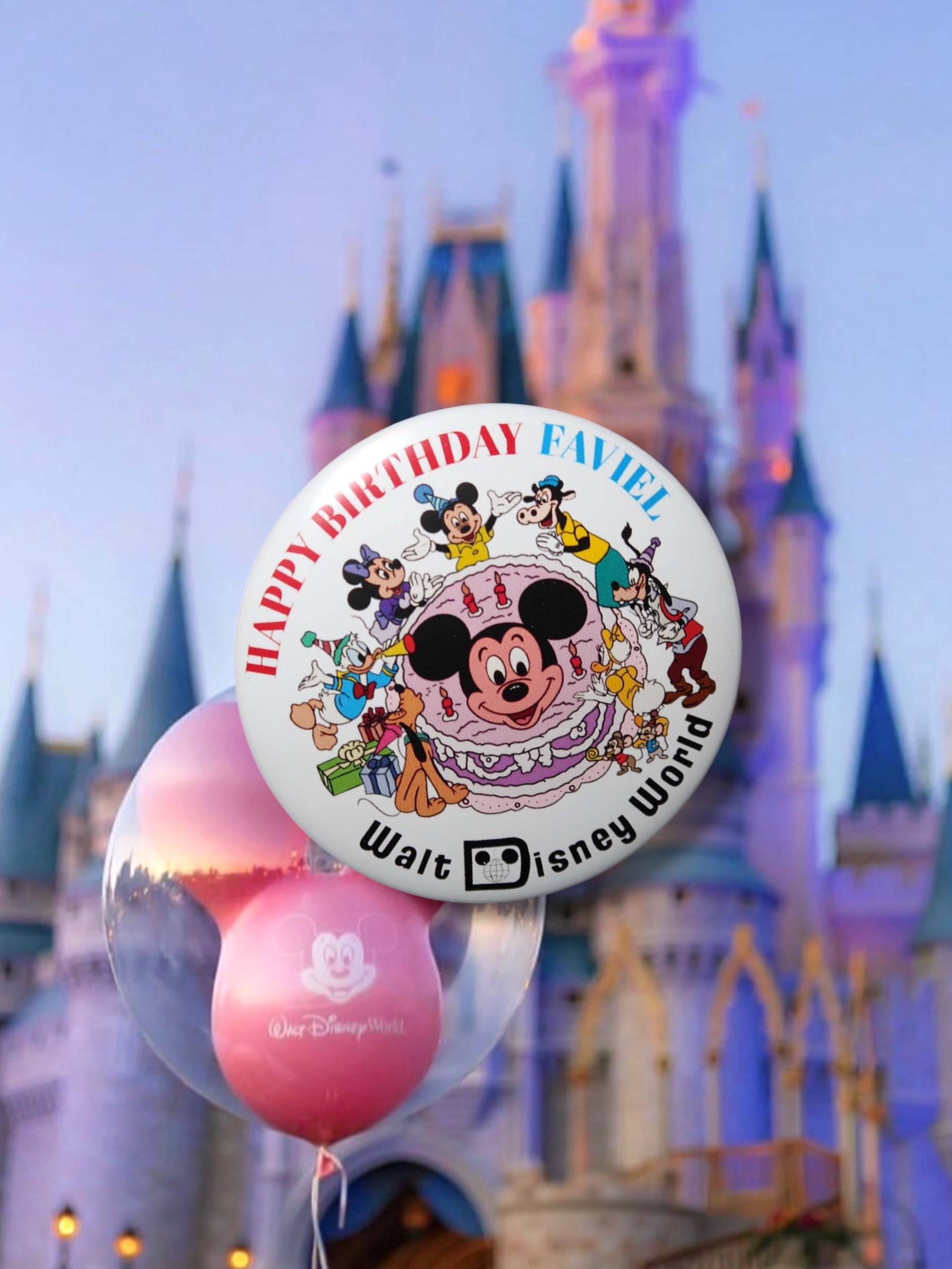 Birthday Button (WDW)
