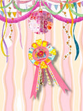 Princess Birthday Ribbon Button (WDW)